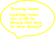 Oval Callout: Breaking News!! Cyclethon raises over 100 for Mencap Click here for more details!!!